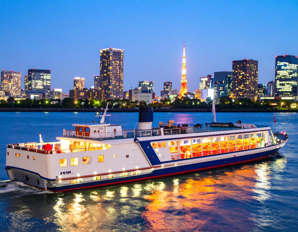 夜景を楽しむナイトクルーズ